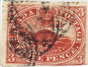 Stamp, North American Beaver (Castor canadensis) - laid paper, Canada,  , Mammals, Beavers, Animals (Fauna)