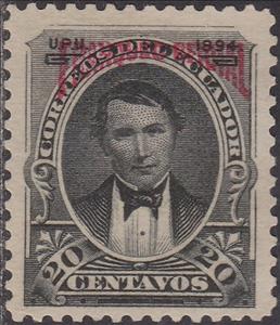 Stamp, President Vicente Rocafuerte, Ecuador,  
