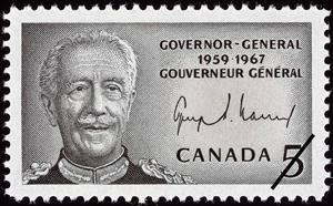 Stamp, Governor-General George Philias Vanier, (1888-1967), Canada,  , Famous People