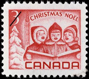 Stamp, Carol Singers, Canada,  