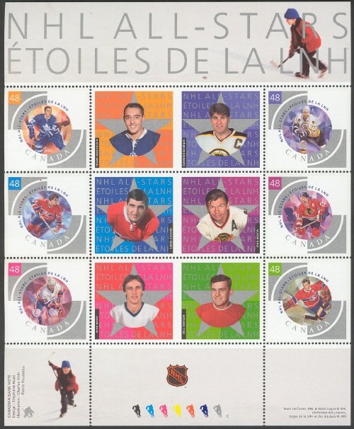 NHL All-Stars - Miniature sheet