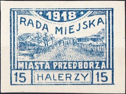 Views of Przedbórz (imperforated)