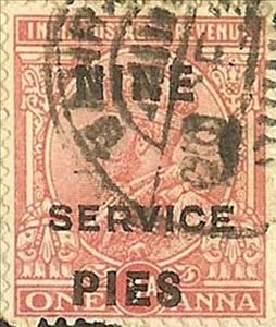 Stamp, King George V (overprinted), Bahrain,  , Heads of State, Kings