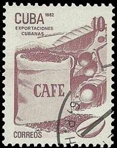 Stamp, Coffee, Cuba,  , Coffee