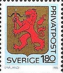 Stamp, Discount stamps, Sweden,  , Coats of Arms