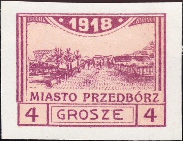 Views of Przedbórz (imperforated)