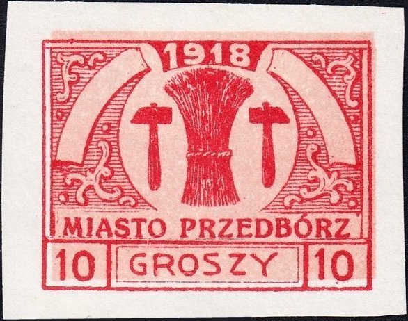 Views of Przedbórz (imperforated)