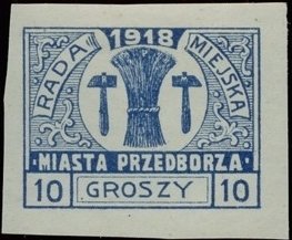 Views of Przedbórz (imperforated)