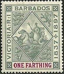 Stamp, Definitives, Barbados,  