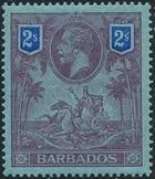 Stamp, Issue of 1912, Barbados,  