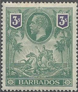 Stamp, Issue of 1912, Barbados,  
