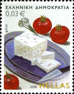 Stamp, Feta Cheese, Greece,  , Food, Gastronomy