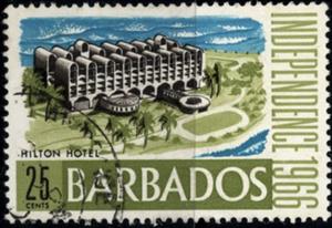 Stamp, Hilton Hotel, Barbados,  , Hotels