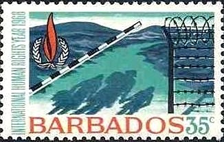 Stamp, Flame, Escape to Freedom, Barbados,  