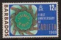 Stamp, Strength in Unity, Barbados,  