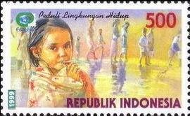 Stamp, Ecophila Environmental Care, Indonesia,  