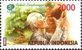 Stamp, Ecophila Environmental Care, Indonesia,  