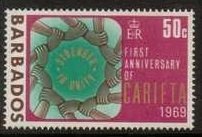 Stamp, Strength in Unity, Barbados,  