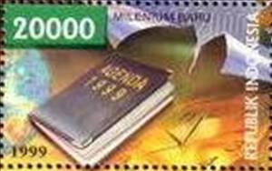 Stamp, New Millennium- Agenda, Indonesia,  