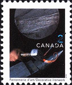 Stamp, Decorative Ironwork, Canada,  , Art, Crafts, Hands