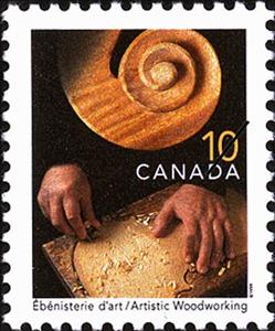 Stamp, Artistic Woodworking, Canada,  , Art, Crafts, Hands