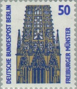 Stamp, Tower of the Freiburg cathedral, Berlin,  , Towers, Buildings, Churches - Cathedrals - Basilicas - Chapels