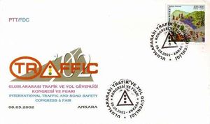 First Day Cover, International Traffic and Road Safety Congress&Fair, Turkey,  