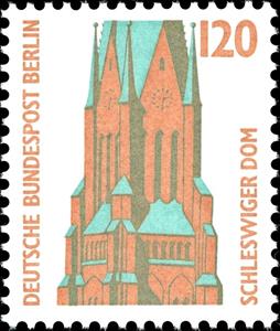 Stamp, St. Peter's Cathedral, Schleswig, Berlin,  , Buildings, Churches - Cathedrals - Basilicas - Chapels