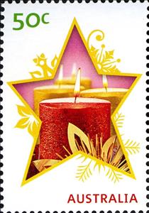 Stamp, Star, Australia,  , Christmas