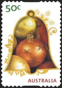 Stamp, Baubles, Australia,  , Christmas