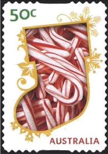 Stamp, Stocking, Australia,  , Christmas