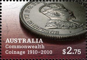 Stamp, Edward Vii Embossed, Australia,  