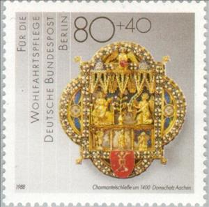 Stamp, Cope Clasp (approx. 1400), Berlin,  , Jewellery