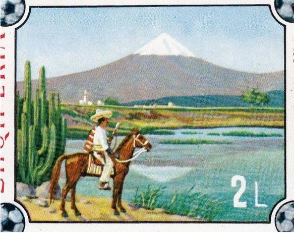 Mexican rider on Popocatepetl volcano