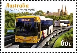 Stamp, O-bahn Adelaide, Australia,  