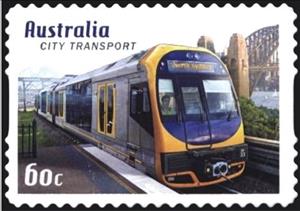 Stamp, Trains Sydney, Australia,  , Railways