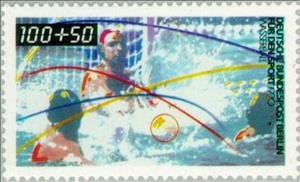 Stamp, Water polo, Berlin,  , Sport, Aquatic Sports, Water-polo