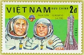 Stamp, Gorbatko, Tuan, Vietnam,  , Space Traveling, Spacecrafts, Astronauts, Rockets