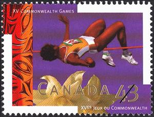 Stamp, High jump, Canada,  