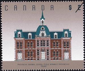 Stamp, Provincial Normal School, Truro, Canada,  , Architecture, Buildings