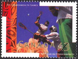 Stamp, Lacrosse, Canada,  