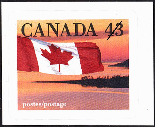 The Canadian Flag over Lake