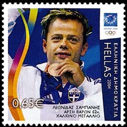 Athens 2004 - L.Sampanis, Bronze Medal, Weightlifting