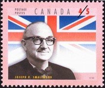 Stamp, Joseph R. Smallwood, Newfoundland, Canada,  