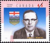 Ernest C. Manning, Alberta