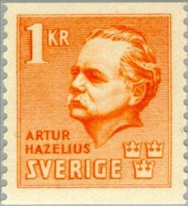 Stamp, Hazelius, Artur, Sweden,  , Famous People, Commemoration, Museums