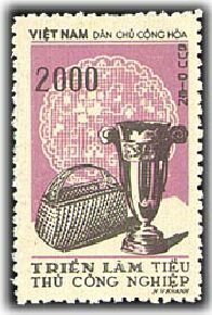 Stamp, Lace, Bascet, Goblet, Vietnam,  