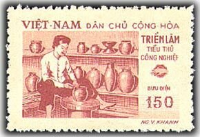 Stamp, Potter, Vietnam,  
