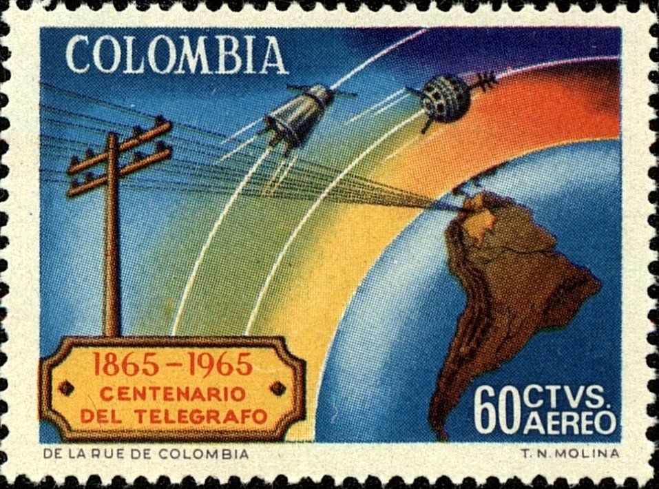 Telegraphs and satellites over South America