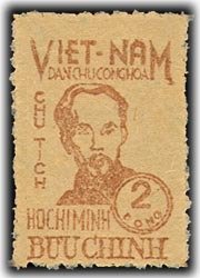 Stamp, Ho Chi Minh, Vietnam,  